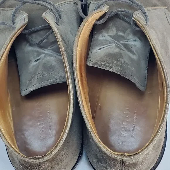 Heschung GENET Chukka Desert Boots Gray Suede Mens US 11 Lace Up MSRP $745 - Picture 10 of 16